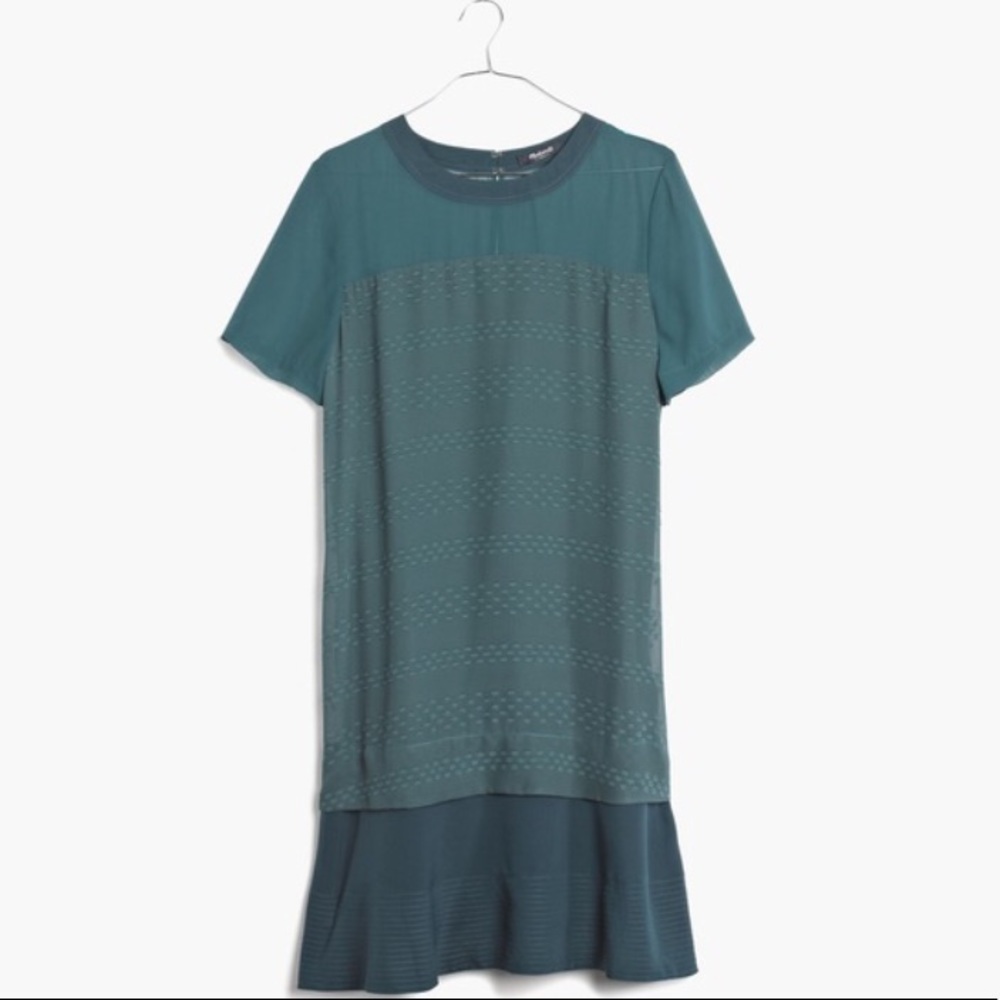 Madewell Green Dot Slowbeat Dress